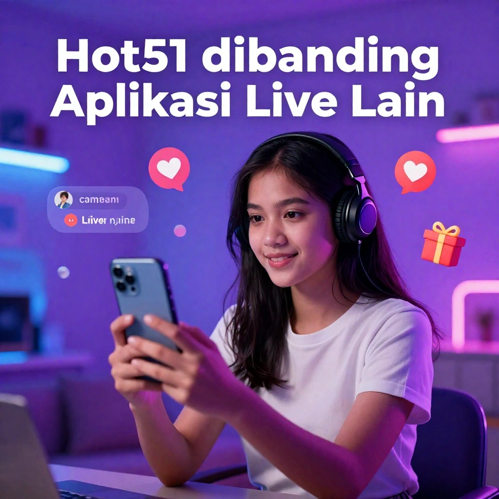 HOT51 dibanding aplikasi live