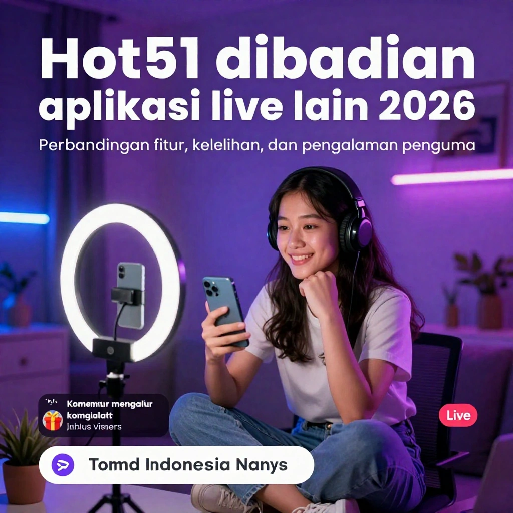 Hot51 dibanding aplikasi live
